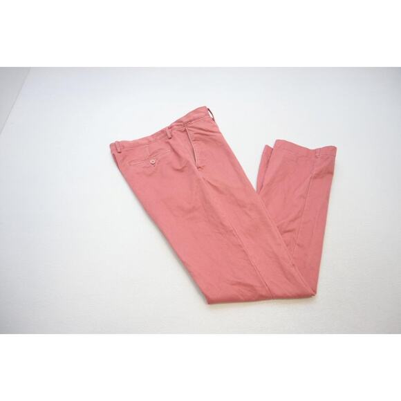 J Crew The Broken In Khaki Chino Pants Pink Flat Mens Size 32 x 32 - Picture 1 of 8